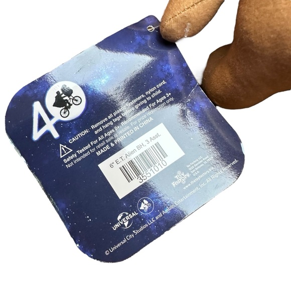 E.T. With Heart Extra Terrestrial Plush 6" Soft Toy Factory Stuffed Doll - Picture 4 of 6